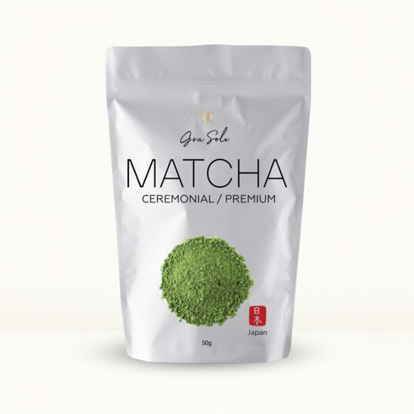 GraSole Matcha Ceremonial Premium – ceremoninės kokybės japoniška matcha arbata.