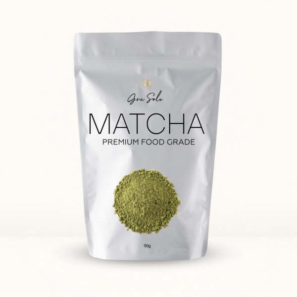 GraSole Matcha Premium Food Grade – aukštos kokybės japoniška matcha kasdieniam naudojimui.